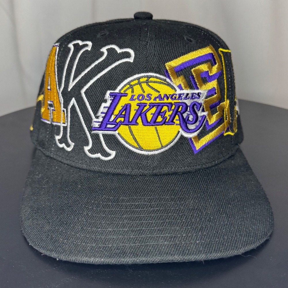 Mitchell & Ness Los Angeles Lakers NBA Hat Cap Snapback Black‎